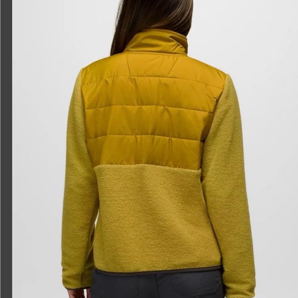 EUC prAna Wooly Bird Fleece Full Zip - Sandstone Size L - Picture 2 of 5